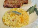 Risotto safrané à la courge