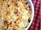 Crumble de courgette