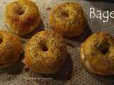 Bagels au fromage frais, fines herbes et saumon fumé