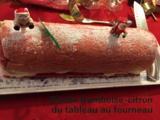 Bûche framboise-citron