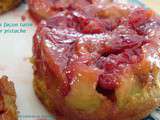 Clafoutis façon tatin saveur pistache