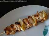 Brochettes de poulet