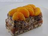 Buche tiramisu stracciatella - orange