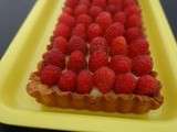 Tarte aux framboises