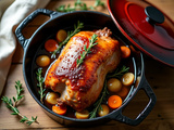 Cuisson de Rôti de porc en cocotte : le guide ultra fondant