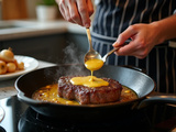 Filet mignon à la moutarde et aux échalotes confites pour une sauce riche en goût