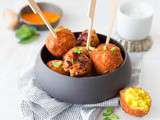 Boulettes de riz au curcuma & lait de coco et de poulet à la thaï (+ concours)