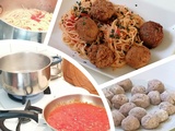 500 gr de Spaghettis boulettes de haricots rouges