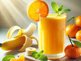 Jus de banane et mandarine : bienfaits et recette simple