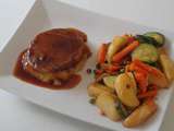 Tournedos sauce xérès palet purée de pommes de terre