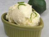 Glace noix de coco et citron vert