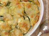 Gratin de pommes de terre, courgette et avoine