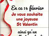 Aujourd’hui, c’est la saint Valentin