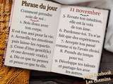 Petites phrases du jour