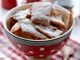 Petits beignets ou bugnes de mardi gras