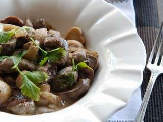 Rognons de veau à la moutarde