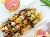 Brochettes hawaïennes