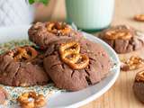 Cookies chocolat et bretzels