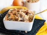 Crumble pomme banane muesli