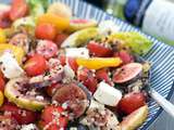 Salade tomates figues quinoa