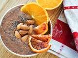 Smoothie bowl chocolat agrumes