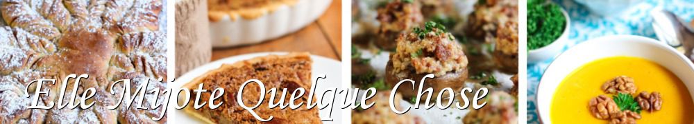 Recettes de Elle Mijote Quelque Chose