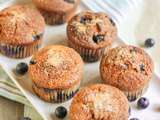 Muffins aux myrtilles, la recette américaine