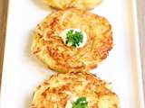 Rösti maison ou galettes de pommes de terre