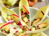 Salade d’endives comme une fleur