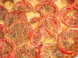 Tarte tomate moutarde au conté