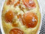 Clafoutis aux abricots et nougat