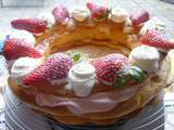 Couronne de chou aux fraises