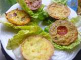 Farandole de mini-quiches sans pâte pour apéritif dinatoire