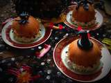 Petites citrouilles d'Halloween (même base que le gâteau licorne)