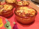 Petits clafoutis poireaux,lardons