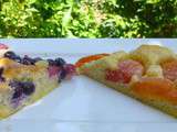 Tartes au sucre aux fruits d'été