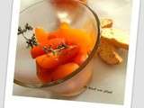 Salade d’abricots au thym