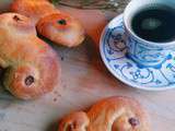 Lussekatter, brioches pour la Ste Lucie