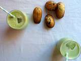 Smoothie au thé vert matcha, ananas et lait de coco