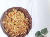 Tarte rustique poires & chocolat