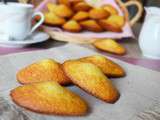 Madeleines à la fleur d’oranger