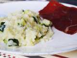 Risotto aux courgettes au Cooking chef