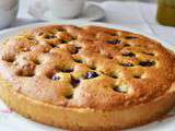 Tarte pistache griottes