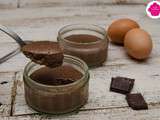 Crèmes desserts au chocolat - recette rapide