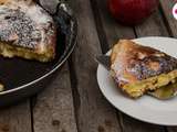 Gateau aux pommes, pépites de chocolat et amandes cuit à la poele - Bataille Food #50