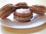 Macarons duo chocolat-chocolat blanc