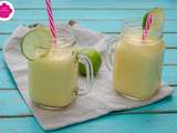 Smoothie citron-coco-mangue - Mason jar