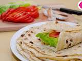 Wraps maison - recette des tortillas