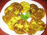 Pancakes de courgette coco et curry