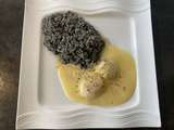 Risotto à l'encre de seiche